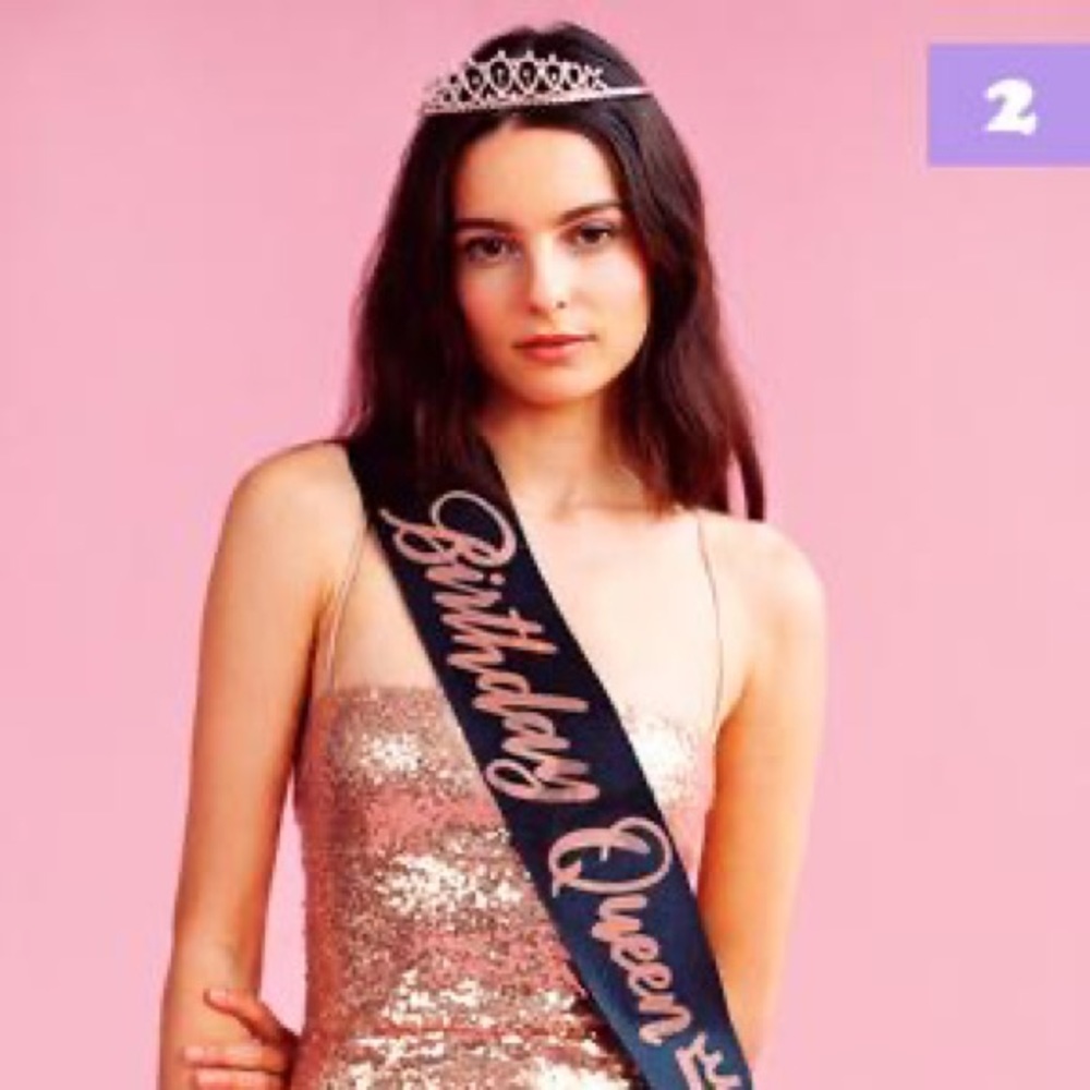 Birthday Sash and Tiara